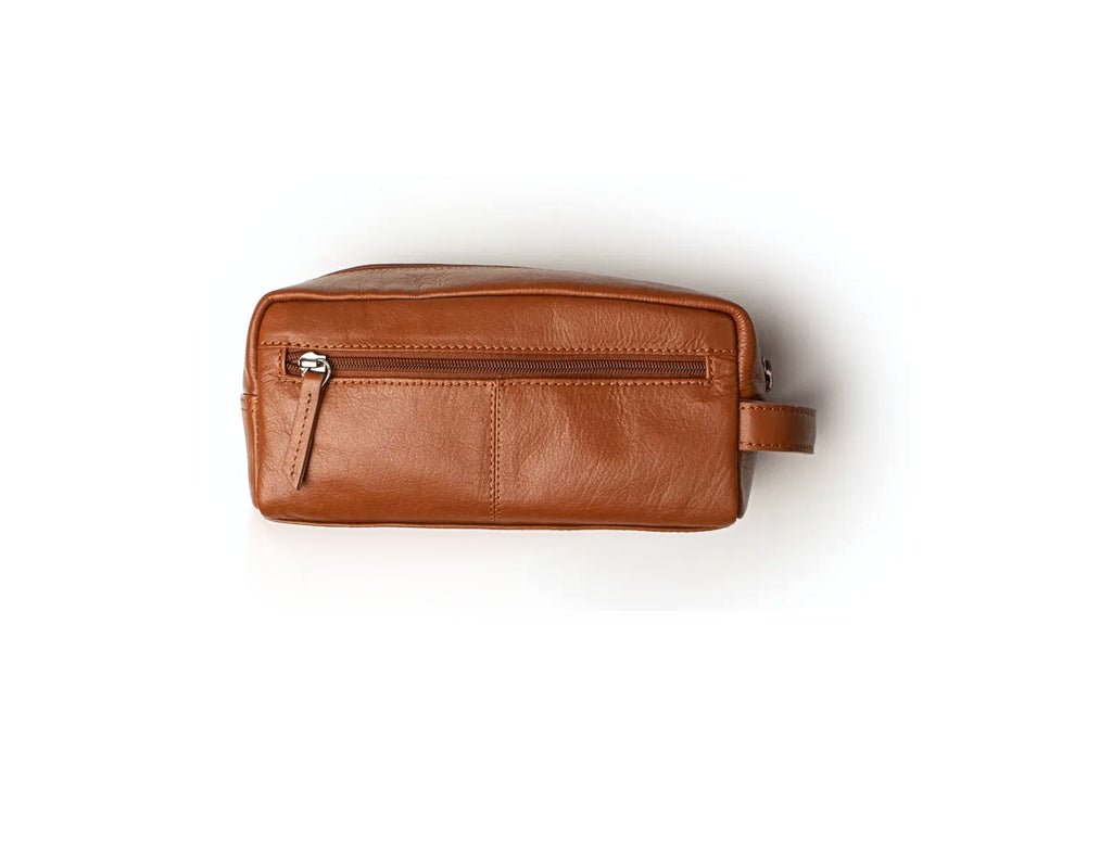 Classic Toiletry Bag - Cognac, Large