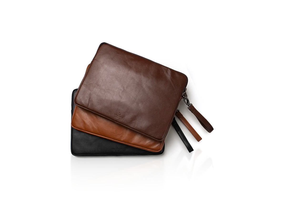 Laptop tok 15"-16" – Sötétbarna, nagy