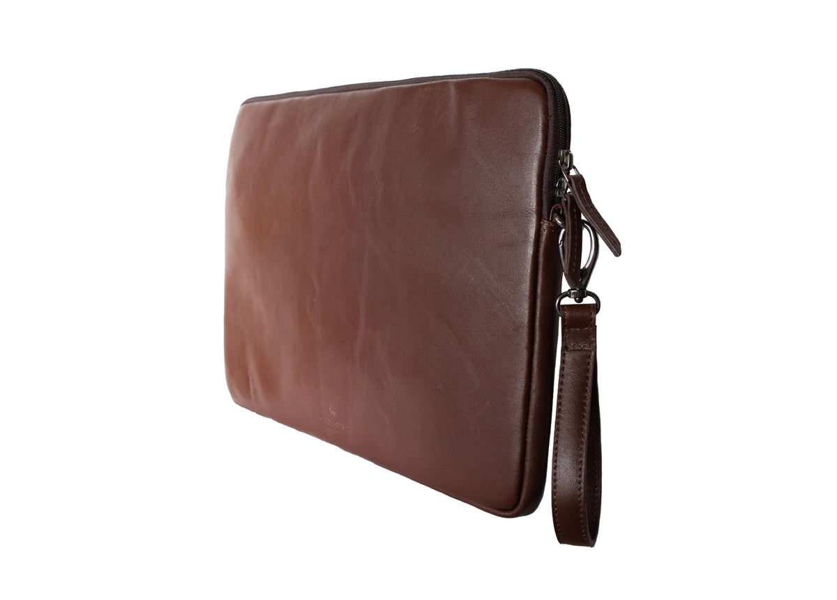 Laptop tok 15"-16" – Sötétbarna, nagy